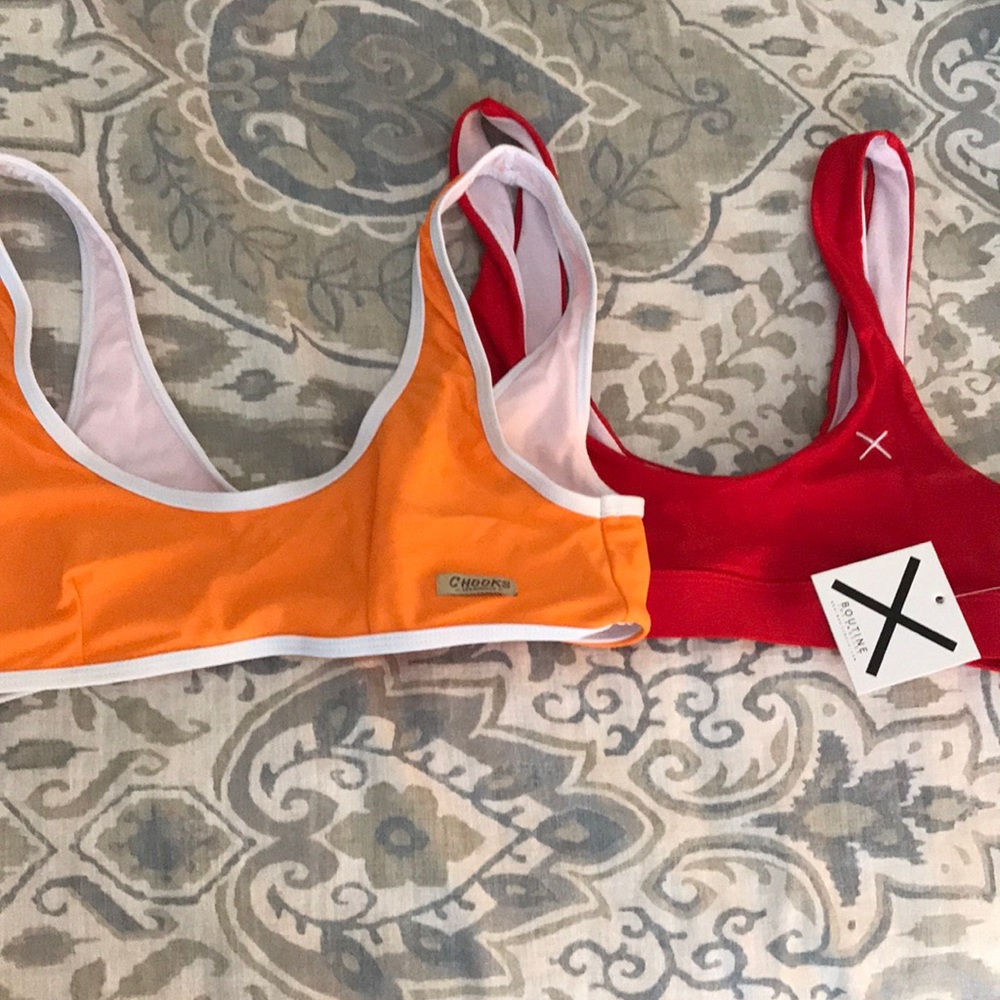 Boutine bikini tops! Size large